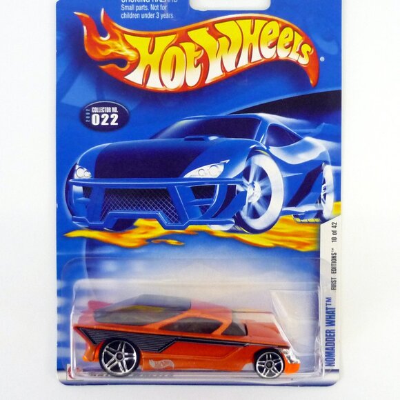 Hot Wheels Nomadder What #022 First Editions 10 of 42 Orange Die-Cast Car 2002 - Picture 1 of 1